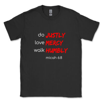 Micah 6:8 Mens T-Shirt Thumbnail