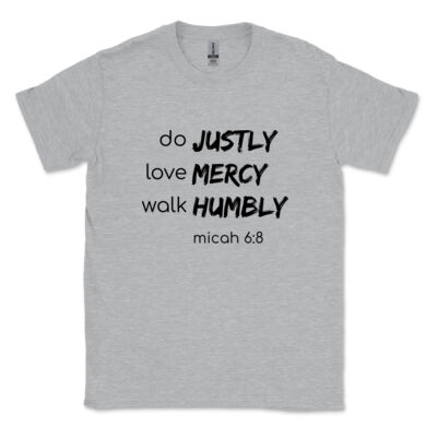 Micah 6:8 Mens T-Shirt Thumbnail