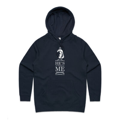 He's With Me Womens Hoodie Thumbnail