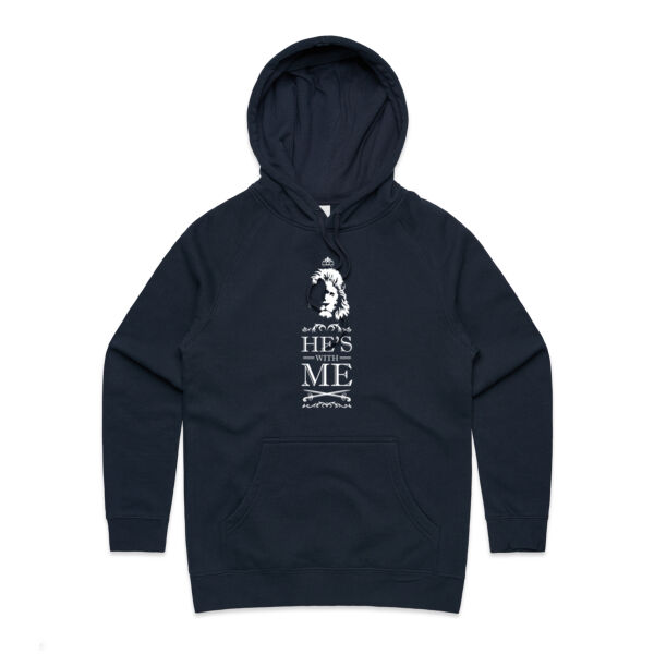 He's With Me Womens Hoodie Thumbnail