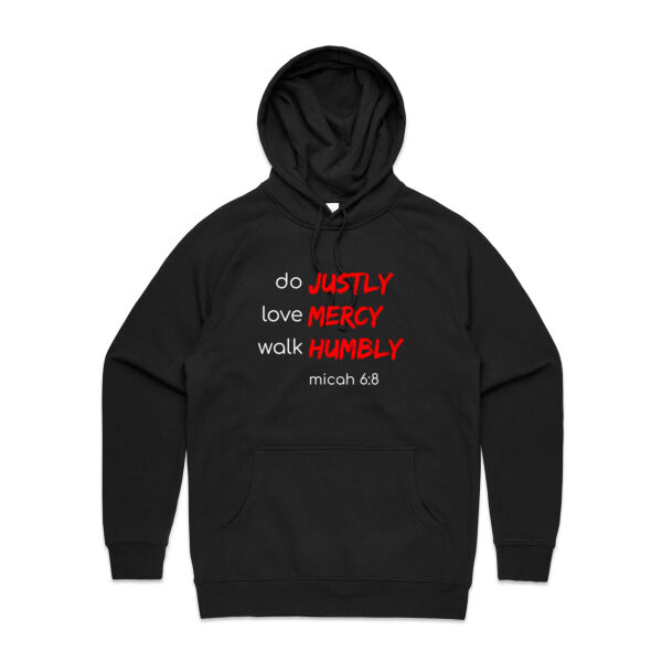 Micah 6:8 Mens Hoodie Thumbnail