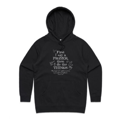 Say a Prayer Womens Hoodie Thumbnail