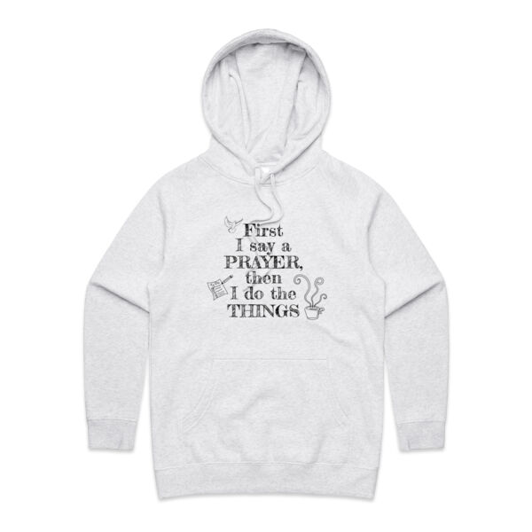 Say a Prayer Womens Hoodie Thumbnail