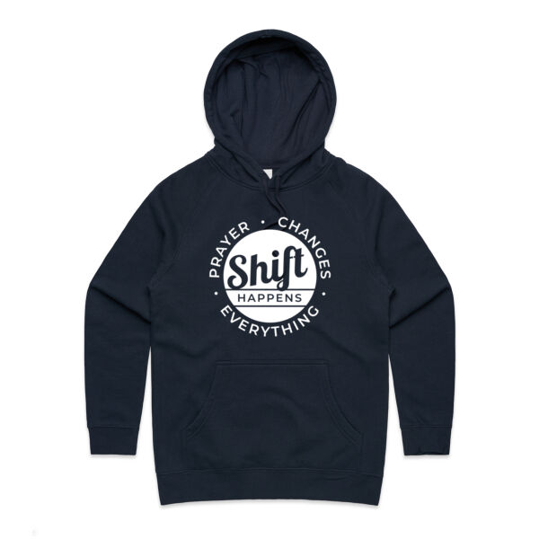 Shift Happens Womens Hoodie Thumbnail