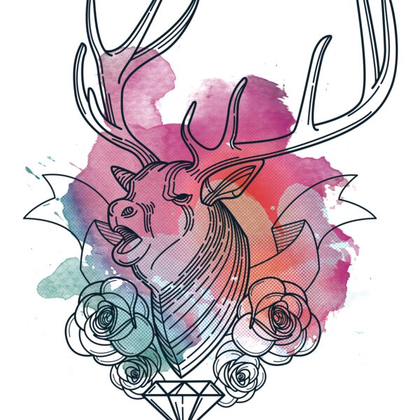 Geometric Stag Thumbnail