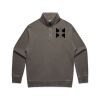 AS Colour Mens Relax Faded Half Zip Thumbnail