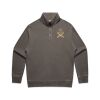 AS Colour Mens Relax Faded Half Zip Thumbnail