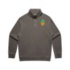 AS Colour Mens Relax Faded Half Zip Thumbnail