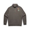 AS Colour Mens Relax Faded Half Zip Thumbnail
