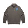 AS Colour Mens Relax Faded Half Zip Thumbnail