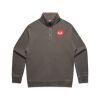 AS Colour Mens Relax Faded Half Zip Thumbnail