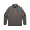 AS Colour Mens Relax Faded Half Zip Thumbnail