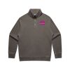 AS Colour Mens Relax Faded Half Zip Thumbnail