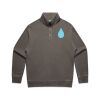 AS Colour Mens Relax Faded Half Zip Thumbnail