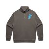 AS Colour Mens Relax Faded Half Zip Thumbnail